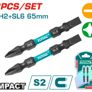 DARBELİ 65MM 2 Lİ ÇİFT TARAFLI PH2+SL6 BİTS UÇ