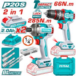 2 Lİ AVANTAJ SET - TIDLI206681 DARBELİ MATKAP, TIRLI2028E DARBELİ VİDALAMA