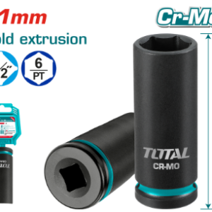 21 MM 1/2 ALTI KÖŞE DARBELİ DERİN LOKMA