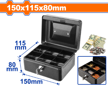 WADFOW METAL PARA KUTUSU 150MM
