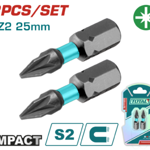 DARBELİ 25 mm PZ2 BİTS UCU 2 Lİ