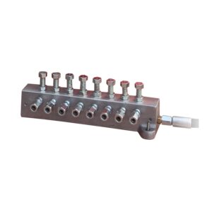 ÖZSAN 1608 8 Çıkışlı Gres Dağıtıcı (İn 1/4''-Out Ø8mm)