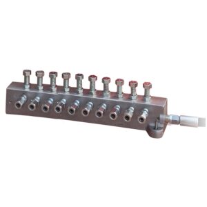 ÖZSAN 1610 10 Çıkışlı Gres Dağıtıcı (İn 1/4''-Out Ø8mm)