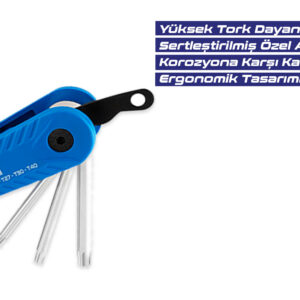 8 PARÇA ÇAKI ALLEN TAKIMI TORX